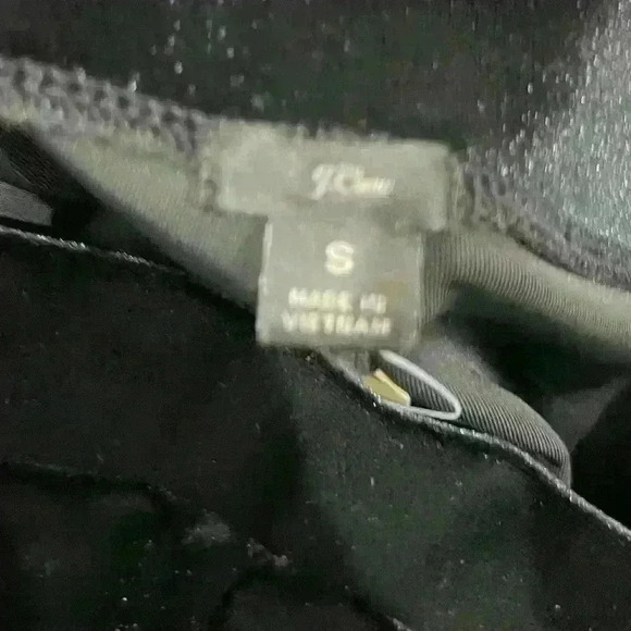 J crew  velvet pants new nwt holiday career dressy size small black - Picture 2 of 4